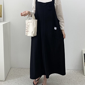 여자빅사이즈쇼핑몰 데일데일리 캐주얼 뷔스티에 원피스 코디