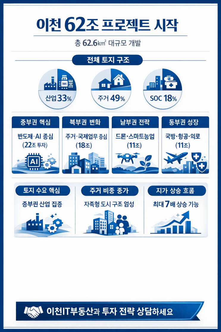  2026 이천시 50만 자족도시 토지 수요 종합 분석 (권역별 완전 정리)