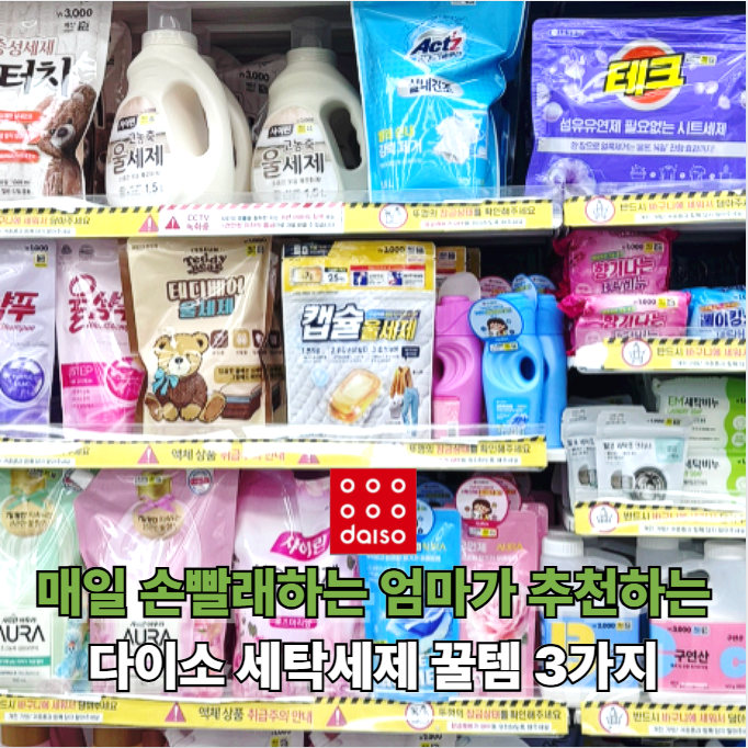 500원으로 세탁이 가능한 속옷전용 세탁비누? 매일 손빨래 하는 엄마가 추천하는 다이소 세탁....