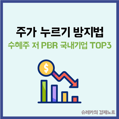  주가 누르기 방지법 수혜주 저 PBR 국내기업 TOP3