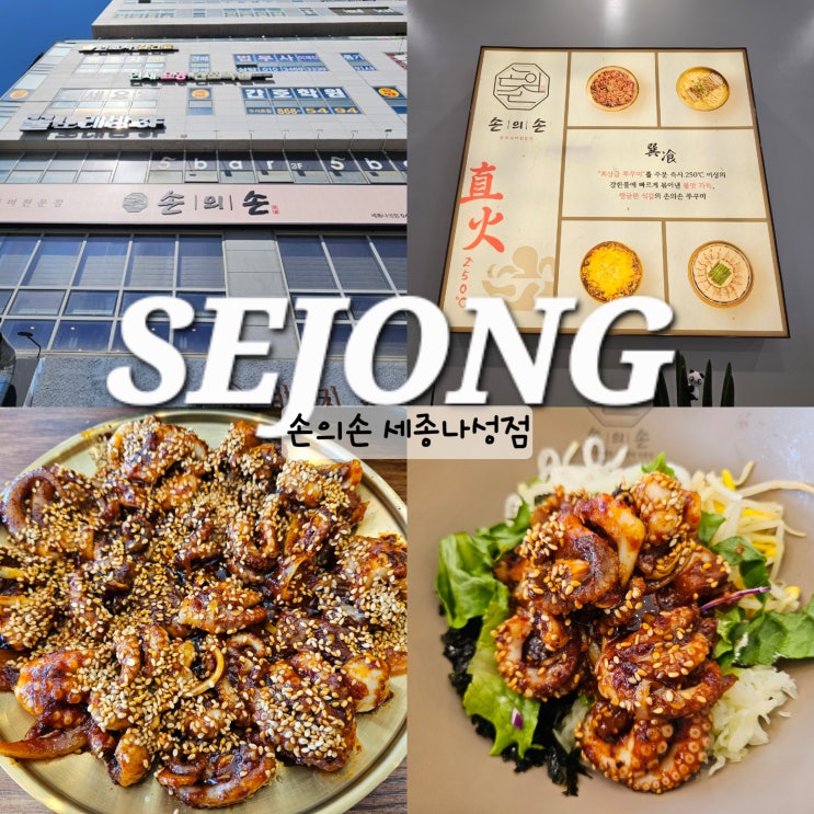  세종 손의손 쭈꾸미가 맛있는 세종시 나성동 맛집