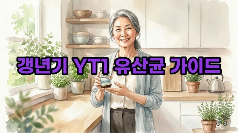 갱년기유산균YT1, 메노락토 선택 전 알아둘 추천 가이드