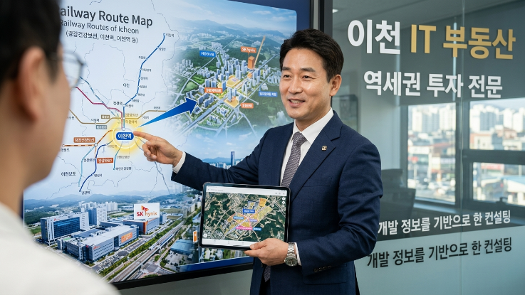  이천시 3대 역세권 개발 가속화!자족형 첨단미래도시의 탄생 (이천IT부동산)