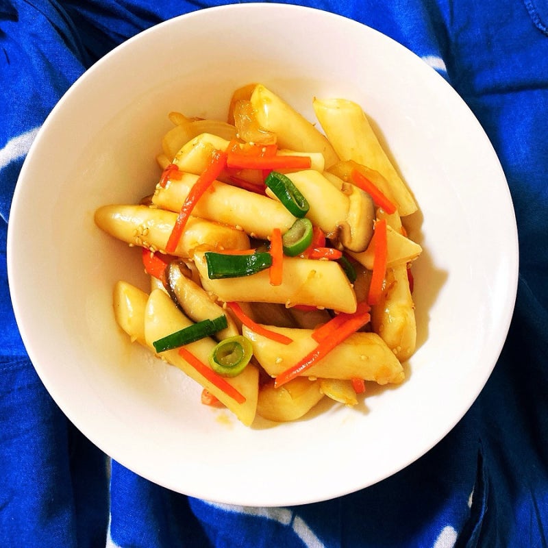 어린이 간식으로 간장떡볶이 간단 레시피 양념도 간단해요!