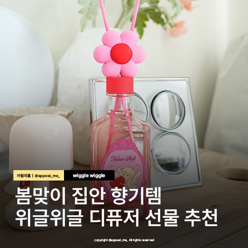 위글위글 봄맞이 향기템 디퓨저 인테리어 선물추천
