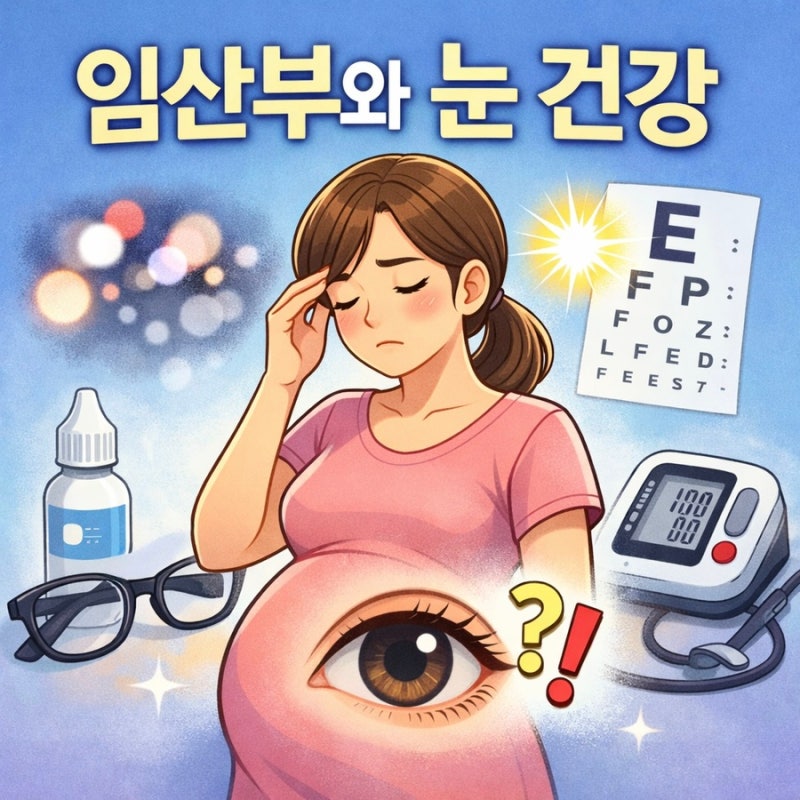 [임신] 임산부 눈 건강 체크리스트, 침침함과 건조함 어디까지 괜찮을까요?/콘택트렌즈, 안경....