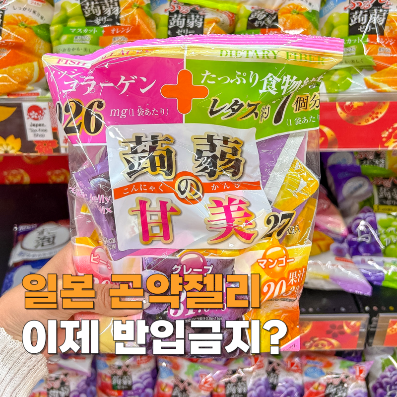 일본 곤약젤리 반입 금지? 최신 기내반입 규정 정리