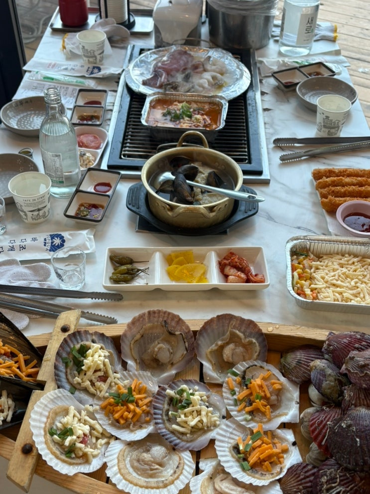  속초 바다다 조개다 방문 후기 (내돈내산, 속초 조개구이) | 