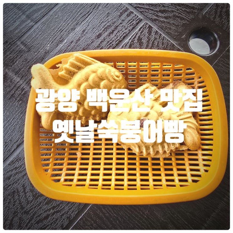  [또간집] 광양 백운산 맛집 『 옛날쑥붕어빵 』 쑥붕어빵 솔직후기