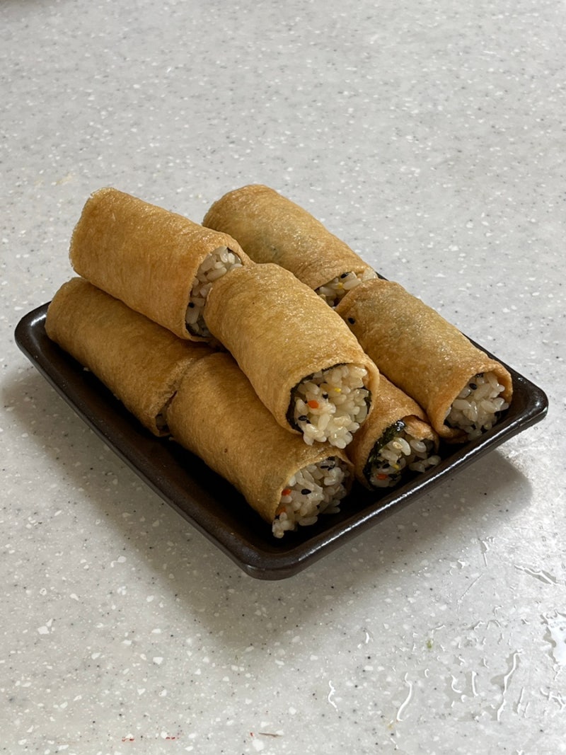 동원 롤 유부초밥 고소한 맛 만드는 법 및 맛 후기
