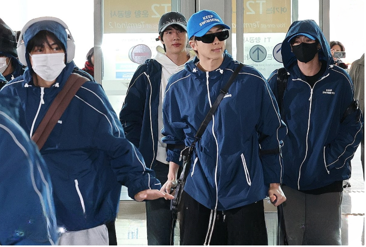 "광화문 열기 그대로 뉴욕으로!" 방탄소년단(BTS) 스포티파이 공연 출국길