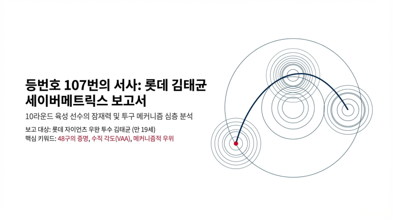 등번호 107번의 서사: 롯데 김태균, 10라운드의 원석은 어디까지 빛날 수 있는가 - 부상으로 잃....