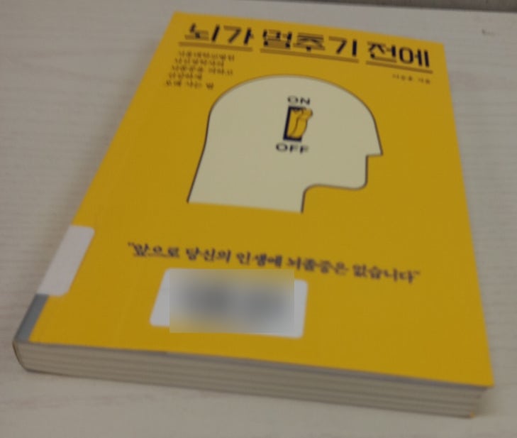 [이승훈] 뇌가 멈추기 전에.