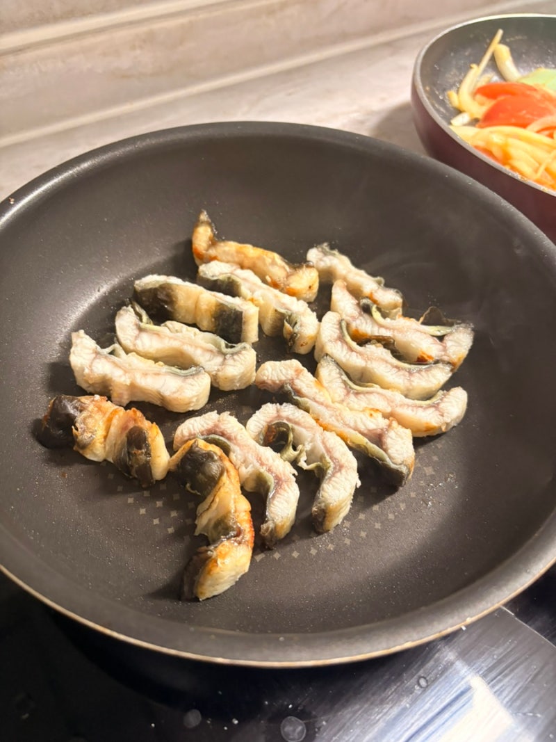 집에서 에어프라이기로 장어 맛있게 굽는법 시간