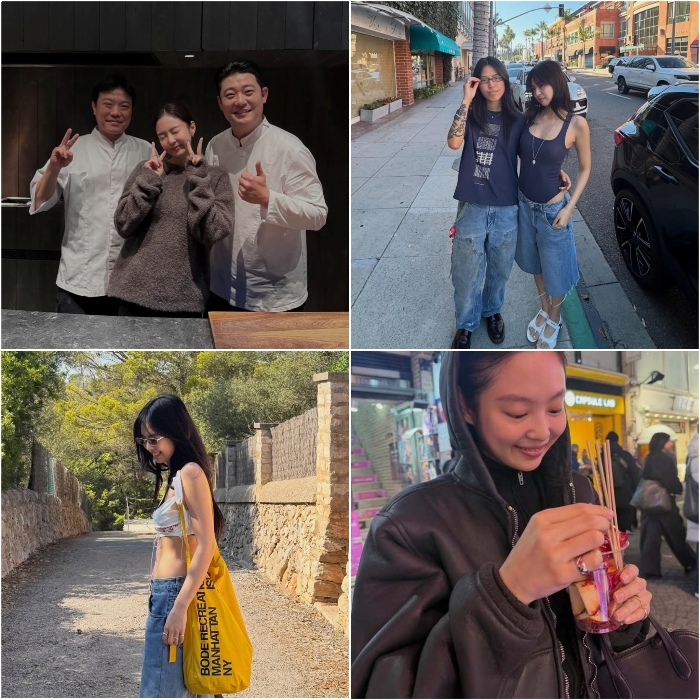  "죄다 협찬.. 지겨워" 명품 덜어낸 제니 진짜 요즘 일상룩 모음