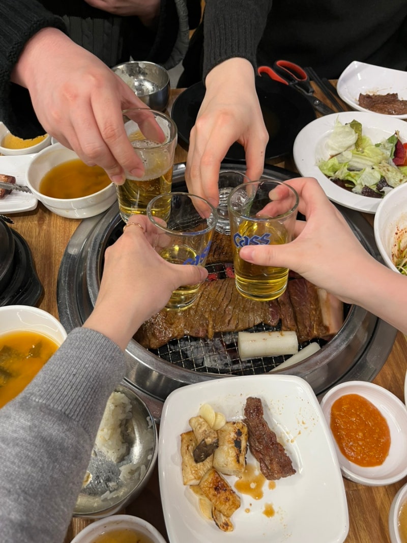 김제금산사주변맛집 ‘솔가숯불갈비 김제점’에서 모임 후기