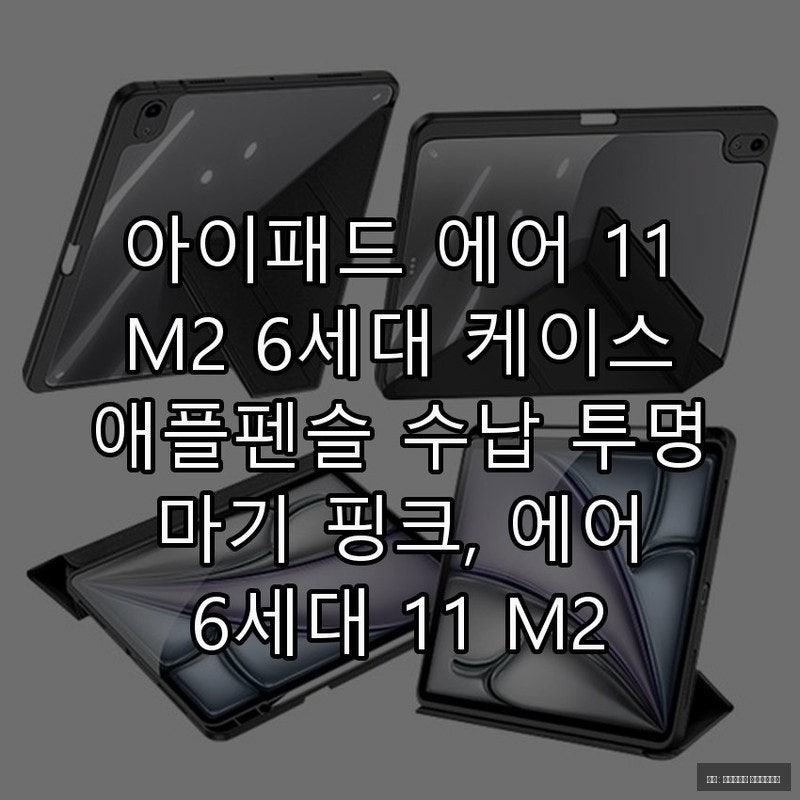 아이패드 에어 11 M2 케이스 활용 노하우