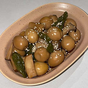 메추리알 장조림 레시피 새송이버섯 넣어 더 맛있게 만드는 법
