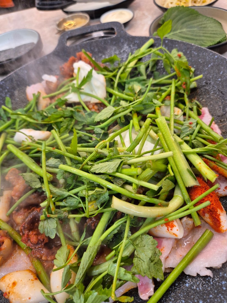  광명역 맛집 리뷰 9000개 정이품 쭈꾸미 광명1호점 주말 점심 후기