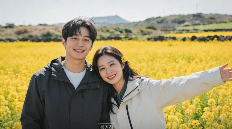제주도 유채꽃 우도 서우봉 최근방문! 3월4월 여행 완벽옷차림