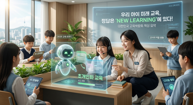  "우리 아이 미래 교육, 정답은 'NEW LEARNING'에 있다! 대한민국 교육박람회 핵심 요약"
