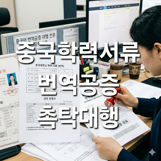 중국 장춘대학교 졸업증서, 성적인증보고서 한글번역공증 촉탁진행사례