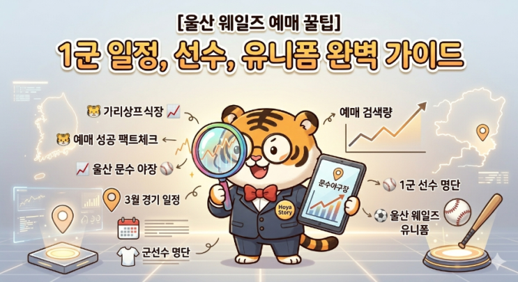  2026 울산 웨일즈 1군 경기 일정 및 예매 성공 꿀팁 완벽 가이드 (유니폼, 선수 명단 포함)