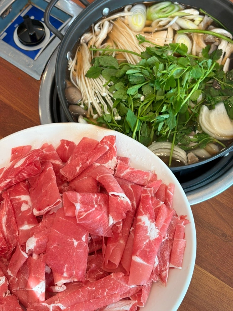  포항 이동 맛집 점심 추천 면식당 샤브칼국수 포항본점