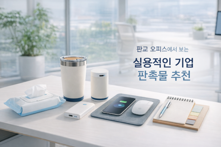  판교 판촉물 제작, 왜 물티슈부터 찾을까? 실용적인 홍보물 선택 기준 정리