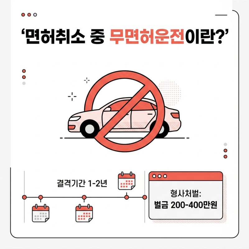 면허취소 중 무면허운전, 결격기간은 어떻게 되고 어떤 대응이 가능할까 관련 이미지 7