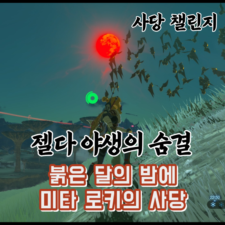 젤다 야숨 미타 로키의 사당 위치 : 붉은 달의 밤에 사당 챌린지 완벽가이드