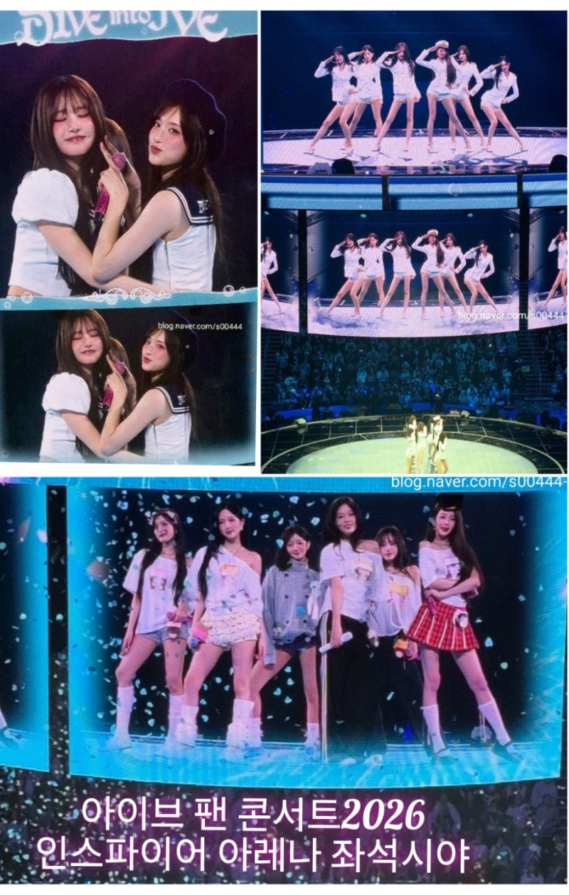 IVEファンコンサート インスパイアアリーナ座席からの眺め 2階 3階