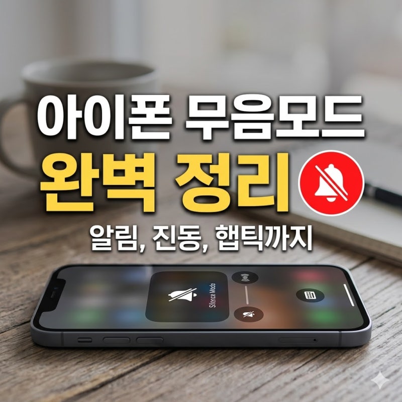 아이폰 무음모드 설정 총정리, 알림 진동과 키보드 햅틱까지 헷갈리지 않게 정리