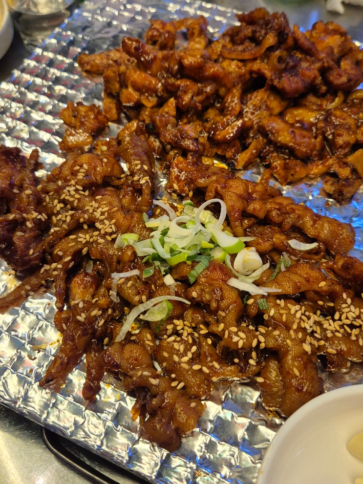  [강남역 맛집] 포장마차 분위기 술집 ::온달집:: 닭다리살 & 무뼈닭발
