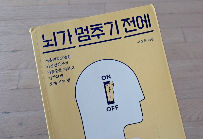 이승훈 뇌가 멈추기 전에를 읽고 독후감