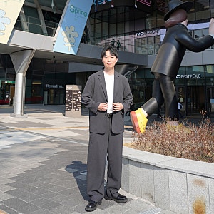 커스텀멜로우 셋업 자켓 바지, 남자 봄 코디 완성하기