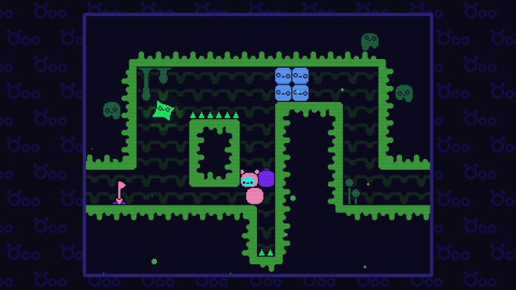  스팀 플탐 짧은 도트 퍼즐 게임 Öoo(외오오) 리뷰