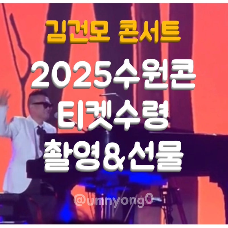 엄마의 청춘 그자체였던 김건모 콘서트 - 2025 수원콘 후기 (예매, 가격, 1층 시야, 좌석, 촬영 ....