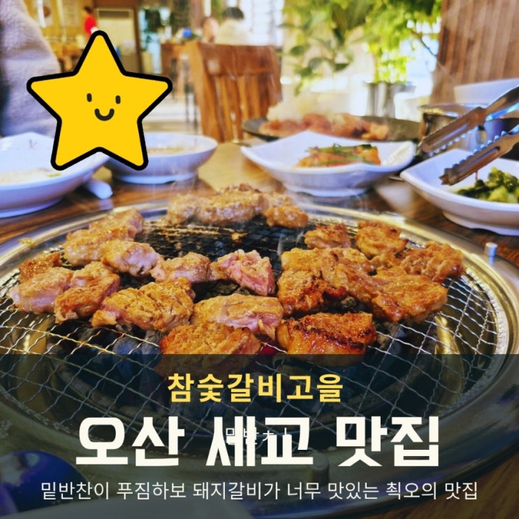  오산세교맛집 참숯갈비고을 점심특선 가성비 좋은 고기집 추천