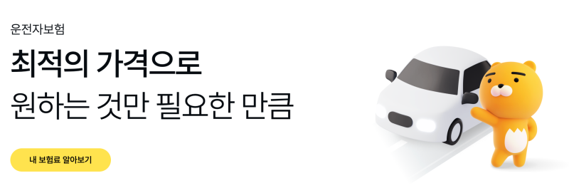 카카오 자동차 일일보험(원데이 자동차보험) 가입방법 · 가격 · 보장범위 · 기본형/종합형 ....