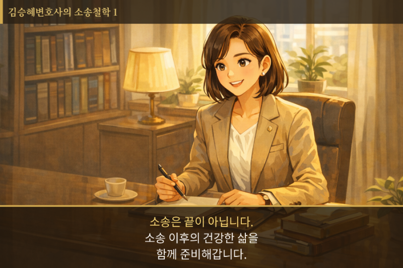 [김승혜변호사에게 소송이란?] 1부 "소송은 끝이 아닙니다 — 판결 이후의 삶을 함께 준비합....