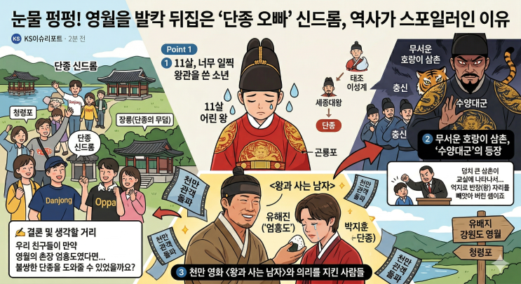  눈물 펑펑! 영월을 발칵 뒤집은 '단종 오빠' 신드롬, 역사가 스포일러인 이유