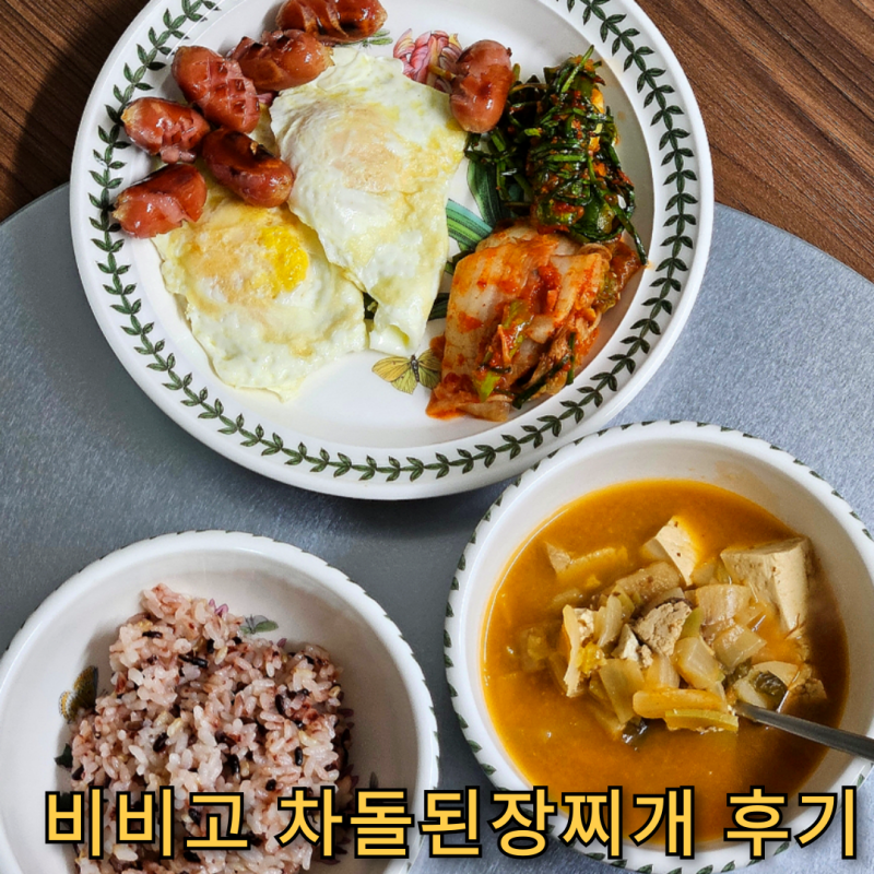 비비고 차돌된장찌개 460g 후기 (유통기한)