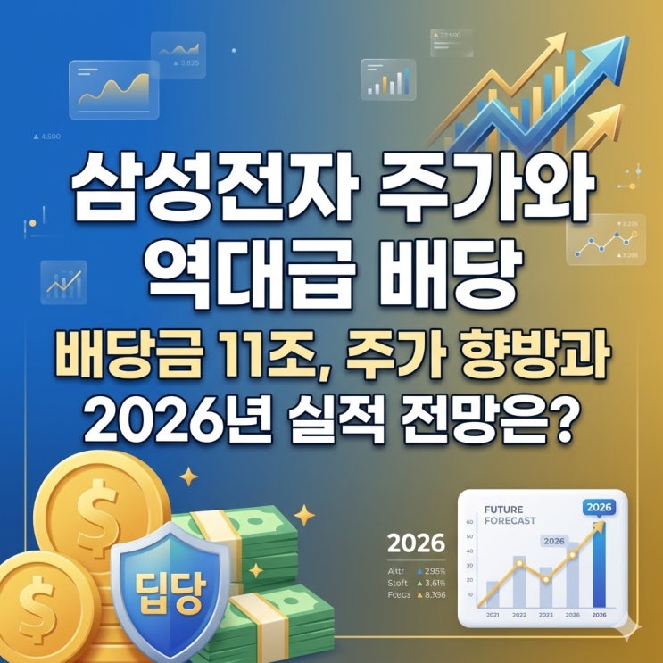 삼성전자 주가와 역대급 배당 11조, 주가 향방과 2026년 실적 전망은?