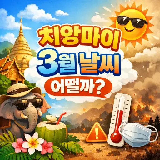 치앙마이 3월 날씨 어떨까?