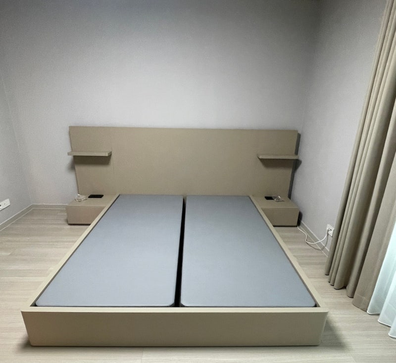 시몬스침대 국민프레임 라지킹 협탁 사용후기
