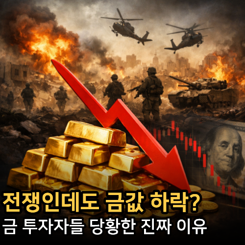  전쟁났는데 금값이 떨어졌다? 금시세전망2026 지금 꼭 봐야 할 이유