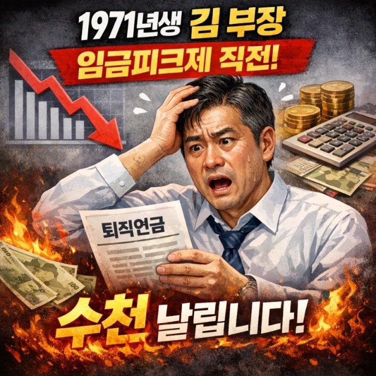  1971년생 김 부장, 임금피크제 직전 퇴직연금 DC형 안 바꾸면 수천 날립니다