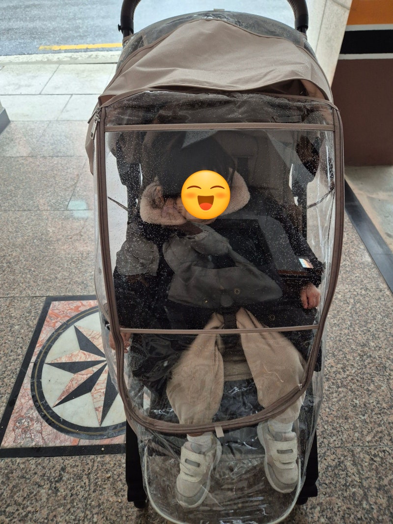 줄즈 에어 플러스 맘노코 레인커버 실사용 후기