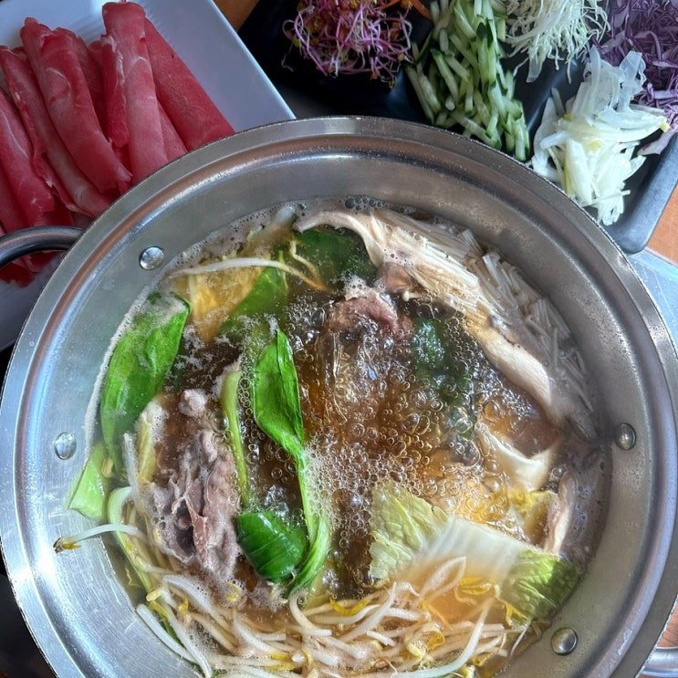  어린이대공원 세종대 점심 맛집 샤브샤브 월남쌈 채선당